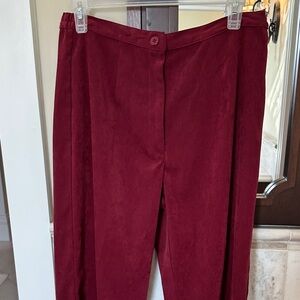 Chic Burgundy Women's Pantsuit